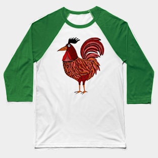 Rooster Baseball T-Shirt